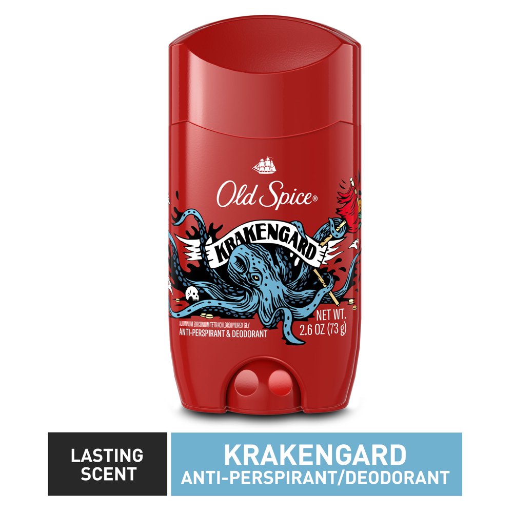 Old Spice Antiperspirant Deodorant For Men, Krakengard, 2.6 Oz.