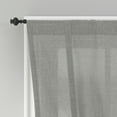 thumbnail image 5 of No. 918 Noah Heathered Texture Rod Pocket Window Tie-up Shade, 40"x63", Grey, 5 of 6