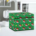 thumbnail image 5 of HELLHERO Christmas Icon Pattern Sewing Machine Dust Cover with Tote Handle and Pocket Dustproof Zipper Pouch Lightweight Fits Most Sewing Machines, 5 of 8