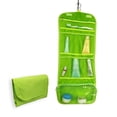 thumbnail image 2 of Man For Women Large Solid Color Bathroom Accessories Portable Collapsible Makeup Case Women Cosmetic Bag Travel Toiletry Bag Hanging Storage Bag RED, 2 of 8