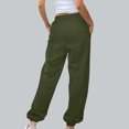 thumbnail image 7 of hotojiny Womens Sweatpants Baggy Athletic Workout Joggers with Pockets Elastic High Waisted Solid Trousers, 7 of 7
