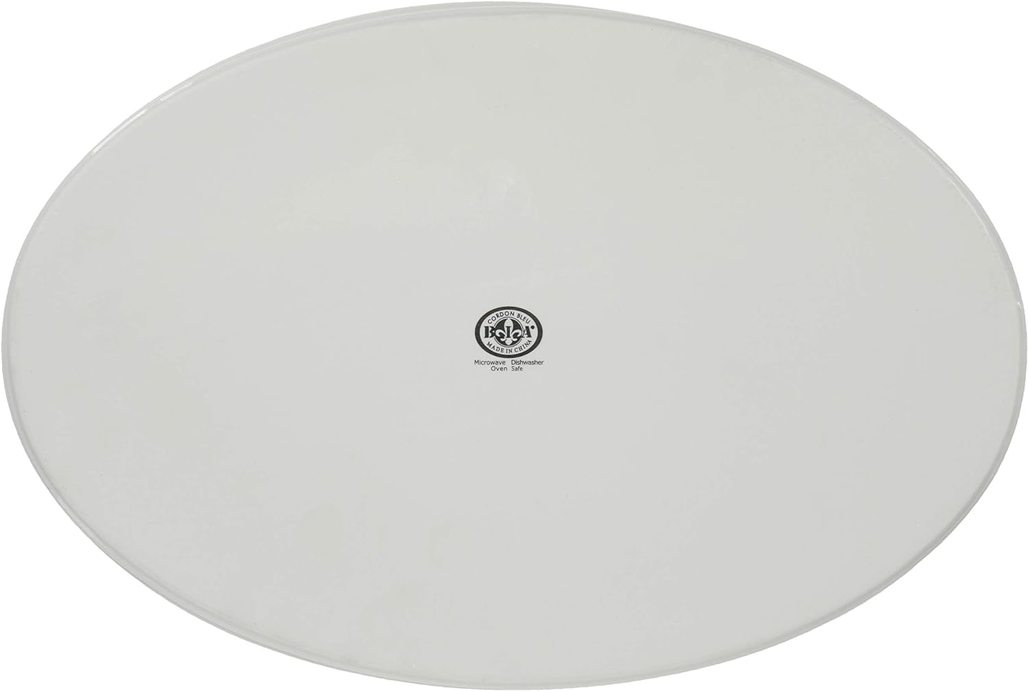 BIA Cordon Bleu 15-Inch Oval Baking Dish - 3.5 Quart White Porcelain, Oven/Microwave/Dishwasher Safe