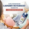 thumbnail image 3 of Ultra Concentrated Liquid Laundry Detergent Soap, 64 loads (32 oz), Long Lasting Scent, 90% Less Plastic, No Harsh Chemicals, Juniper Sandalwood, Defeats Stains & Odors, HE/Standard Compatible, 3 of 5