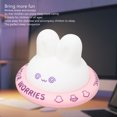 thumbnail image 5 of Soft Glow Night Light, 16 Colors+5 Brightness Night Light With Interactive Touch Control And Silicone Night Light, 5 of 8