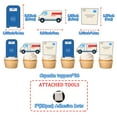 thumbnail image 3 of Decoraciones para fiestas Festiblast Mailman Retirement 36 piezas, 3 of 6