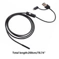 thumbnail image 3 of Birdeem 3 in 1 Usb Endoscope Type C Borescope 7Mm Inspection Snake Camera Hd Ip67 with 6 Adjustabl Leds Tpye-C Interface, Android Interface, and Pc Computer Interfac, 3 of 5