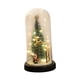 thumbnail image 4 of Mini de Navidad decorativo con cubierta de vidrio, luz Artificial, lámpara decorativa de 4x8,6 pulgadas, adorno navideño para dormitorio Estilo C, 4 of 8
