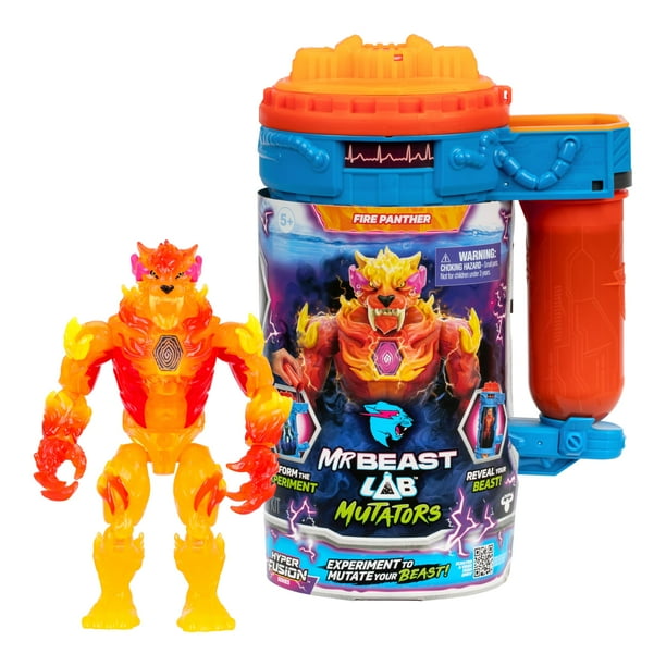 Figura de acción MRBEAST LAB Hyper Fusion Mutators Fire Panther