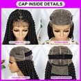 thumbnail image 4 of Synthetic Full Lace Braided Wigs For Black Women Lace Front Spring Twisted Braided Hair wigs with Baby Hair Knotless Braided Lace Front wigs Hand Braided Crochet Twist Wigs Braided Lace Wigs(1B), 4 of 8