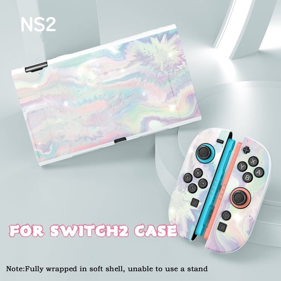 TPU Protective Case Cover for Nintendo Switch 2 Grips & Console and Accessories, Soft Shell  Case for Switch 2