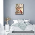 thumbnail image 4 of Cardinal Wall Art Red Floral Pictures Wall Decor Just Breathe Quotes Canvas Painting Print Artwork Modern Home Decor Framed for Living room Bedroom Bathroom 20"×16", 4 of 7