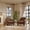 Light brown, variant on ZX Design 3-Piece Mid-Century Modern Corduroy Sofa Set, Living Room Furniture Set, 1 Loveseat & 2 Armchairs with Single-Side Storage Pocket