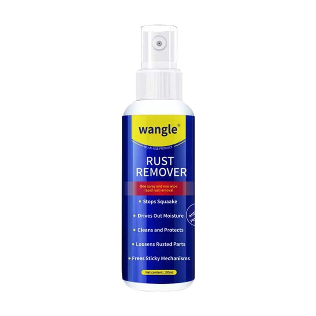 Multi-Purpose Metal Rust Remover Spray & Lubricant, Fast-Acting Anti-Corrosion Treatment for Tools Equipment, Dual-Function Cleaning & Protecting Formula, 16oz Can