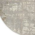 thumbnail image 5 of Calvin Klein  Rush Contemporary Abstract Area Rug 6' Round - Ivory/Taupe - Round, 5 of 8