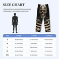 thumbnail image 5 of Haiem Cyber Skeleton With Tattoos Men's Pajama Pants Ultra Lightweight Pjs Bottoms Sleepwear Bottom Pants With Pocket Drawstring-X-Large, 5 of 7