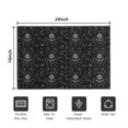 thumbnail image 5 of Black Gothic Sun Moon Star Pattern Door Rugs,Washable Non Slip Door Mats Indoor,Decorative Door Mats,Entry Mat Indoor for Entrance,Bedroom,Kitchen,Bathroom,16"x24", 5 of 6