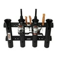 thumbnail image 6 of Extreme Max 3005.5641 Wall-Mount Poly Fishing Rod Holder - 4-Rod, Black, 6 of 8