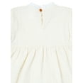 thumbnail image 4 of Modern Moments by Gerber Toddler Girl Ruffled Dress with Crochet Lace Detail, Sizes 12M-5T, 4 of 8