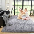 thumbnail image 1 of GFDYREE Super Soft Rugs, 3 x 5 Feets, Grey, 1 of 7