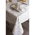 thumbnail image 4 of DII 60x84" Modern Cotton Christmas Collage Tablecloth in Silver, 4 of 6
