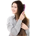 thumbnail image 3 of 2 Pcs Tearless Hair Comb Comb Hair Brush for Long Thick Curly Girls Girls, Color Pink, Black, 3 of 5