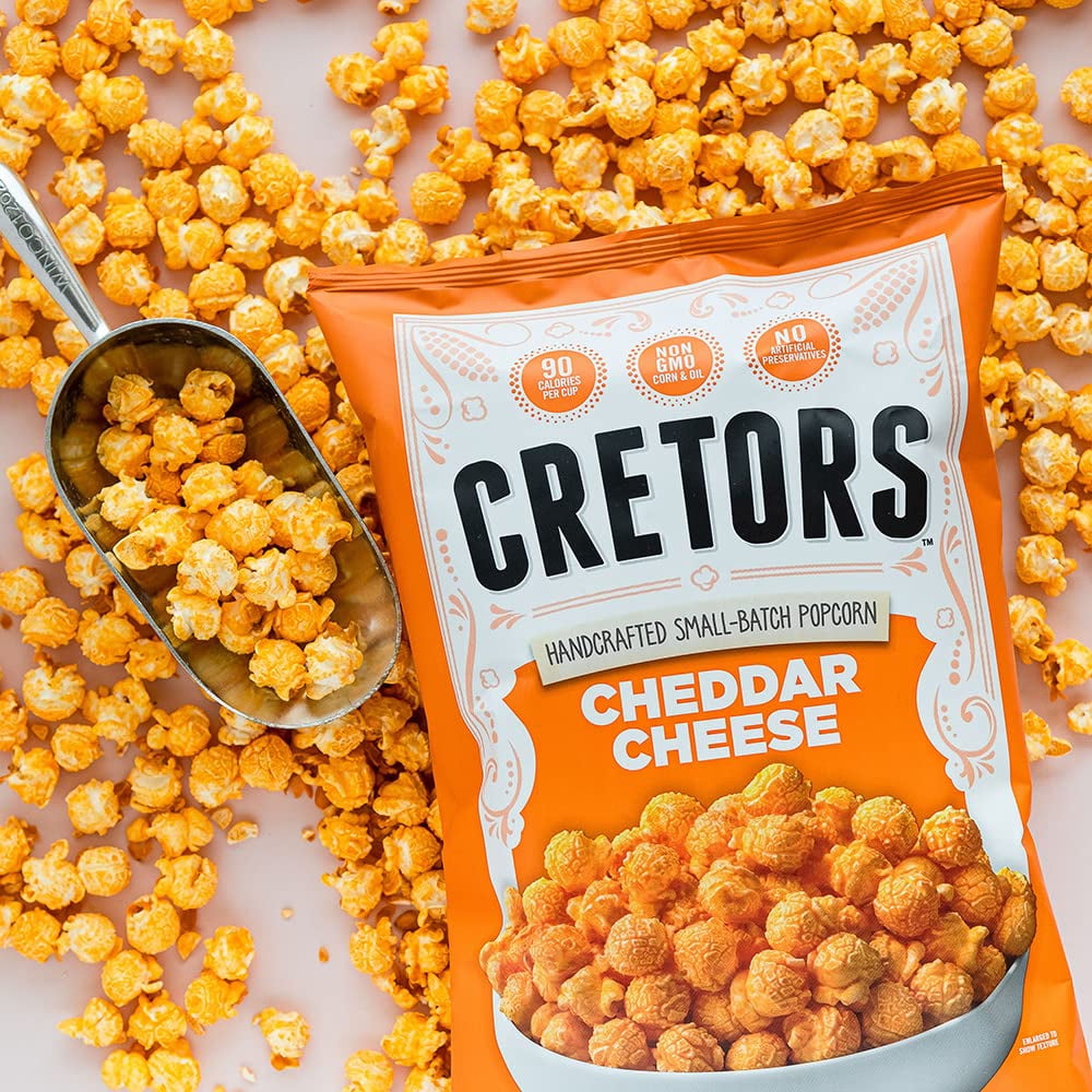 G.H. Cretors Popcorn Just The Cheese Corn, 6.5-Ounce Bags (Pack of 12)
