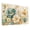 Color 3, variant on 8 Pack Art Acoustic Panels Sound Absorbing Modern Botanical Watercolor Pink Gold Mint Navy Leaves Decorative Soundproof Wall Panels Self Adhesive for Nursery Game Room Bedroom 48"x32"