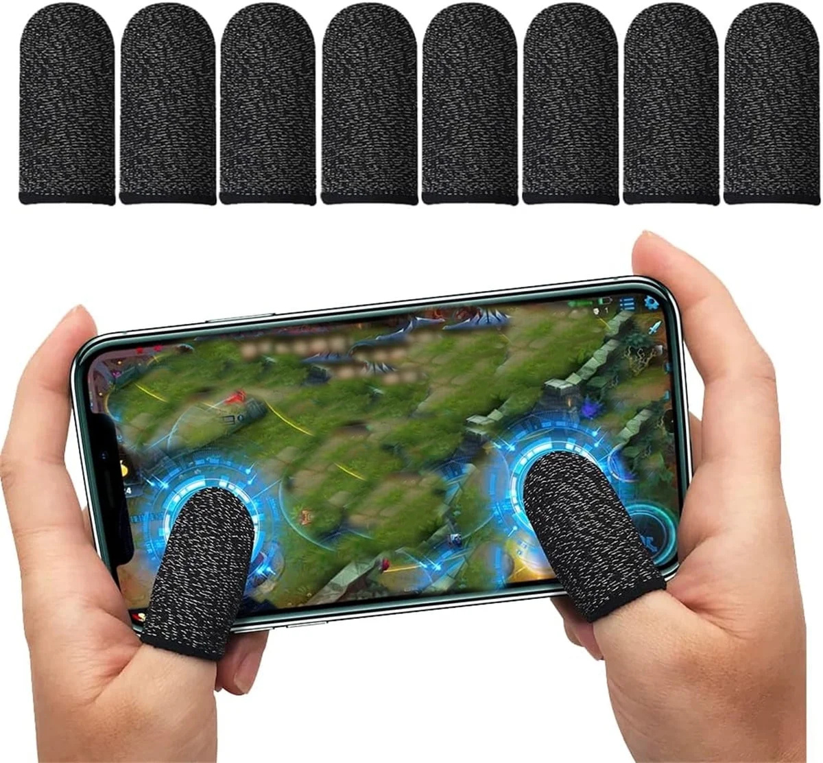 4 Manchons Doigts Gaming Anti-Transpiration PUBG - Sensibles & Respirants