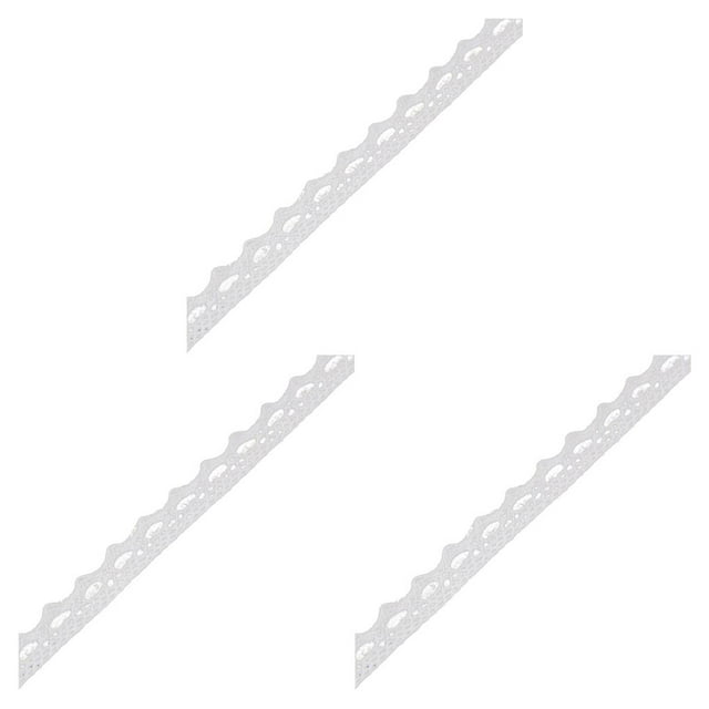 ZheElen 1 Roll Lace Craft Ribbon Stylish DIY Craft Sewing Accessory Lace Trim Type3 3Set