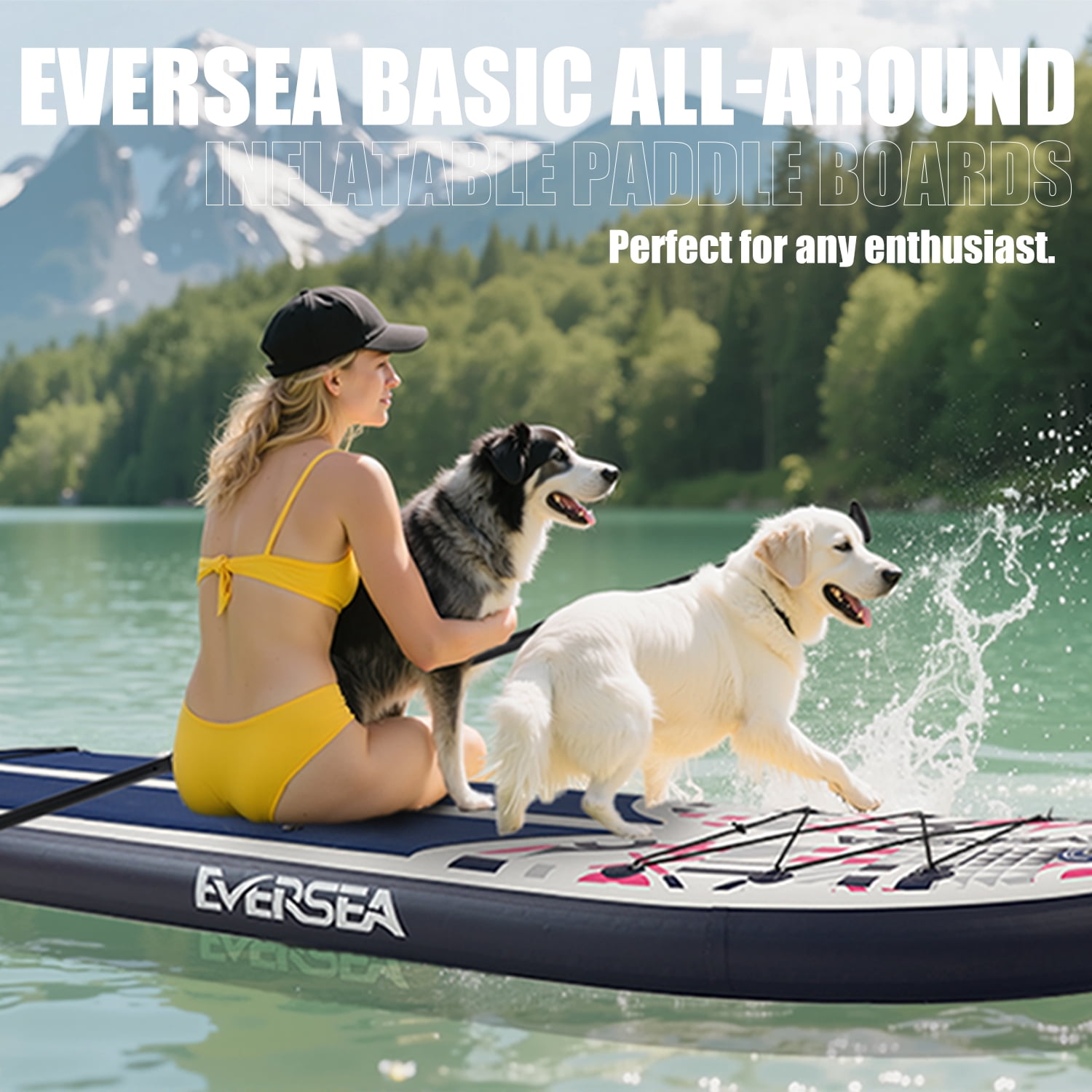 MSEASFREE Inflatable Paddle Board Stand up Paddle Board with Premium SUP Accessories