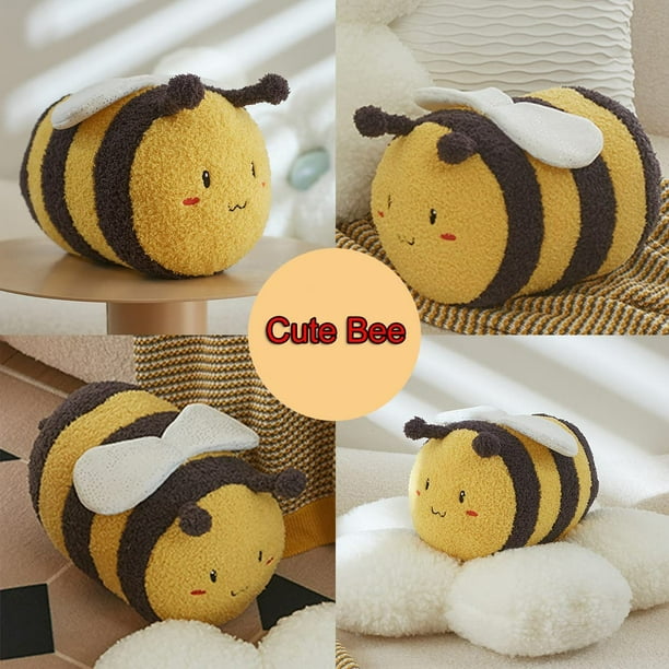 Super Soft Bee Plush Toy Stuffed Animal 11.8 Inch Bumble Bee Plushie Doll Pillow Cute Anime Honeybee Pillow Toy Gifts for Kids Walmart