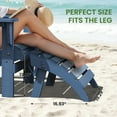 thumbnail image 3 of SERWALL HDPE Outdoor Ottoman Set of 2,Patio Folding Footstool Set for Adirondack Chairs,Navy, 3 of 8