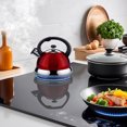 thumbnail image 4 of Luzkey Top Whistling Kettle Stainless Steel Tea Pot Heat Handle Tea Kettle Boiling Cookware for Electric Cooktop Induction Cookers Red, 4 of 15