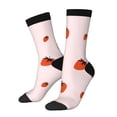 thumbnail image 1 of Fotbe Strawberry Calcetas Largas con Estampado para Hombre y Mujer – Calcetas de Compresión Transpirables y Elásticas, Viajar y Uso Diario Talla 5-11, 1 of 6