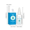 Ear Cleaner Pet Ear Drops For Infections Control Yeast Mites Ear Mites