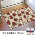 thumbnail image 3 of Multicolor Christmas Floral Pattern Door Rugs,Washable Non Slip Door Mats Indoor,Decorative Door Mats,Entry Mat Indoor for Entrance,Bedroom,Kitchen,Bathroom,16"x24", 3 of 6