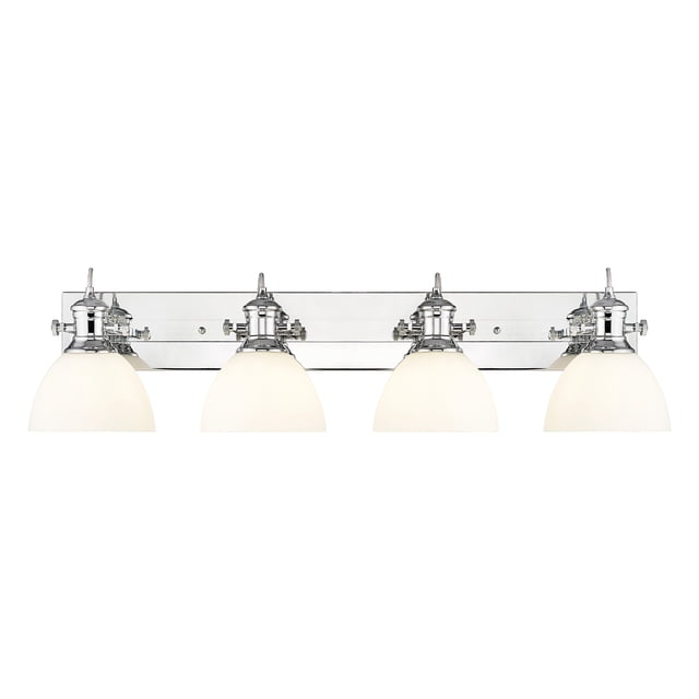 Golden Lighting 3118-Ba4 Op Hines 4 Light 7" Wide Vanity Light - Chrome