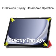 Tablet Case For Galaxy A9 Plus 11.0 SM-X210 X215 X216 Slim Lightweight Stand Hard Back Shell Protective Cover for Galaxy Tab A9+ Auto Wake/Sleep, Black
