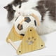 thumbnail image 3 of Wooden Cat Scratcher Post with Sisal Ball - Wear-Resistant Cat Claw Grinding Toy, Stable Pet Furniture Protector for Indoor Cats and Kittens, 3 of 5