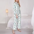 thumbnail image 3 of Hirioo Sea Turtle for Women's Pajama Sets 2 Piece Pjs Women's Long-Sleeved Pajama Set Button Down Sleepwear,S-XXL-Large, 3 of 7