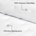 thumbnail image 5 of Mainstays King Comforter Set, Soft Lightweight & All Season, 3-Piece, White, 5 of 12