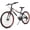 Red Black, variant on Hykolity 20 Inch Kids Mountain Bike 7 Speeds Boys Girls Bicycle For Ages Children Teen MTB 8-13 Adjustable Seat All-Terrain Tires Dual V-Brakes, Black Green