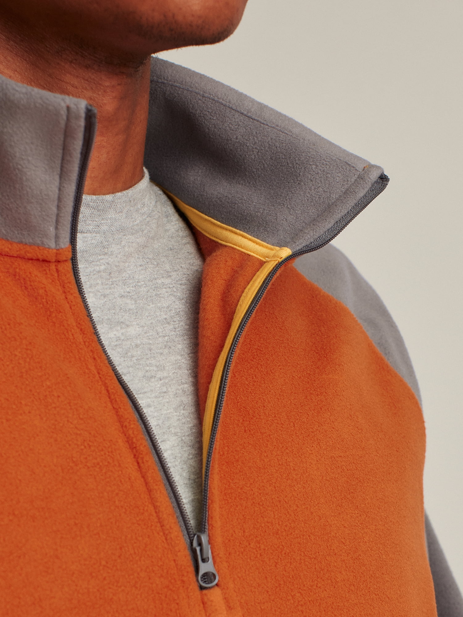 Bonobos Fielder Men's and Big Men's Polar Fleece Half Zip, Up to Size 3XL