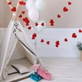 thumbnail image 3 of KAKOWELY 2 tiras de papel con purpurina en forma de corazón para decorar cumpleaños, bodas y San Valentín., 3 of 5