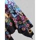 thumbnail image 4 of Además de la mariposa tamaño de la impresión del pañuelo Hem Tank Top Rosegal  Camisetas sin mangas de talla grande, 4 of 5