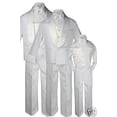 thumbnail image 1 of New Baby Kid Teen Boy Baptism White Shawl Lapel Formal Tuxedo Suit S-20(0M-20yr), 1 of 3
