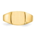 thumbnail image 4 of 14K Yellow Gold Ring Band Signet 8.5x9.0mm Closed Back, 4 of 5