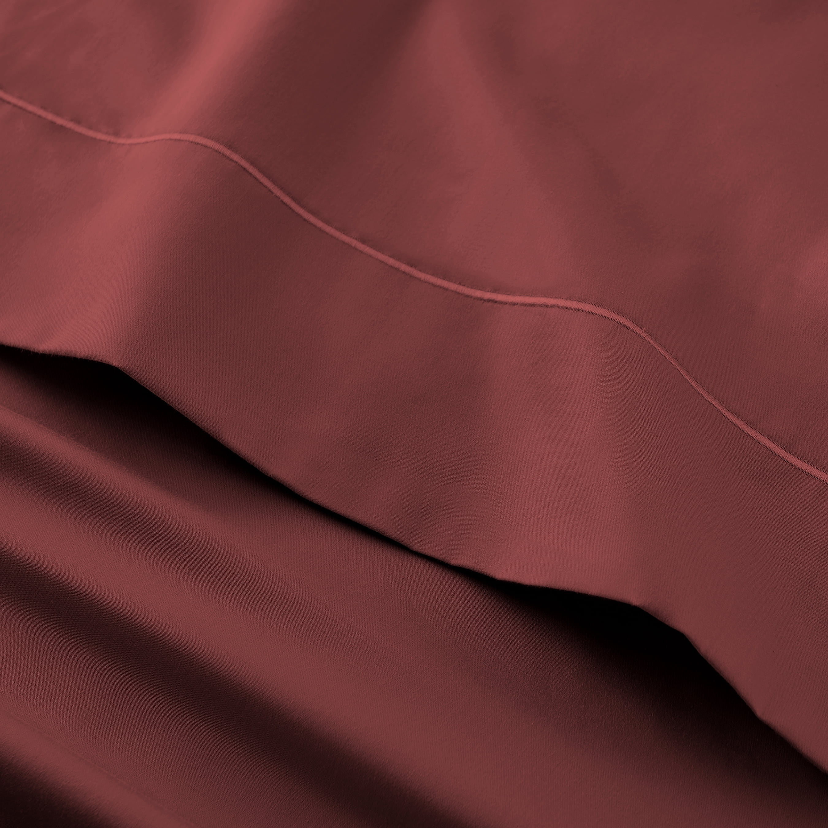 Better Homes & Gardens Performance 4-Piece 400 Thread Count Deep Redwood Bed Sheet Set, Full