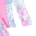 thumbnail image 4 of GXWEA Toddler Long Sleeve Swimsuit Girl Girls' Swimwear Toddler Girls Long Sleeve Swimsuits Girl Swimwear Little Girls Swimsuits 2 Pieces Toddler Rash Guard Swimsuit Print Pink 8-9 Years, 4 of 6