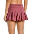 thumbnail image 2 of Women's Athletic Tennis Golf Skirts Mid-Waisted Pleated Shorts With Pocket, 2 of 2
